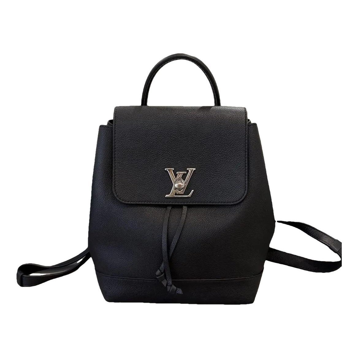 Lockme leather backpack