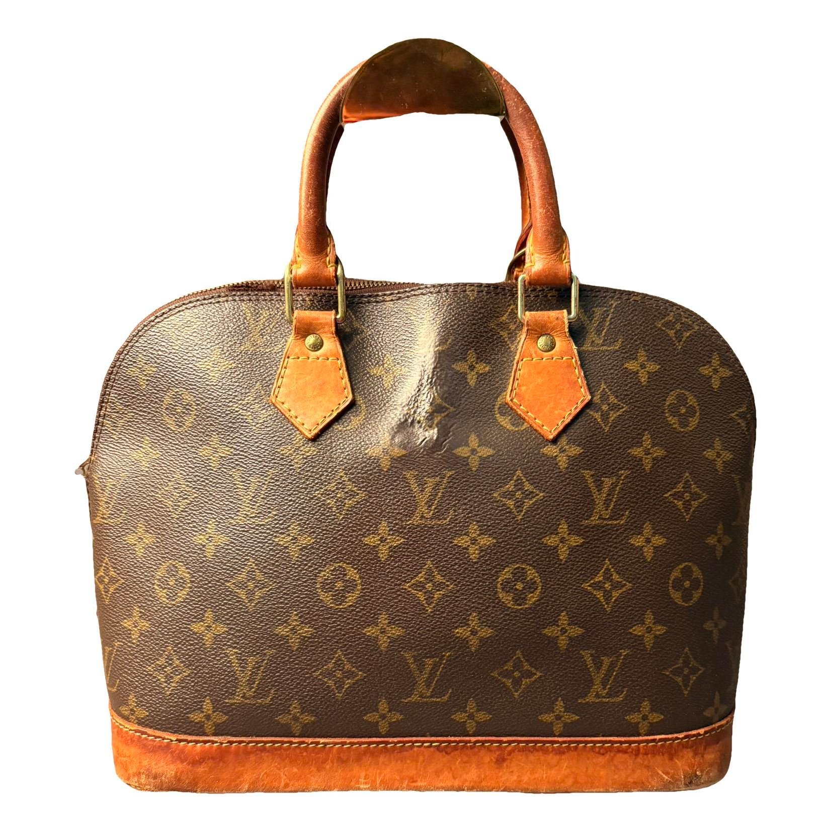 Alma leather handbag