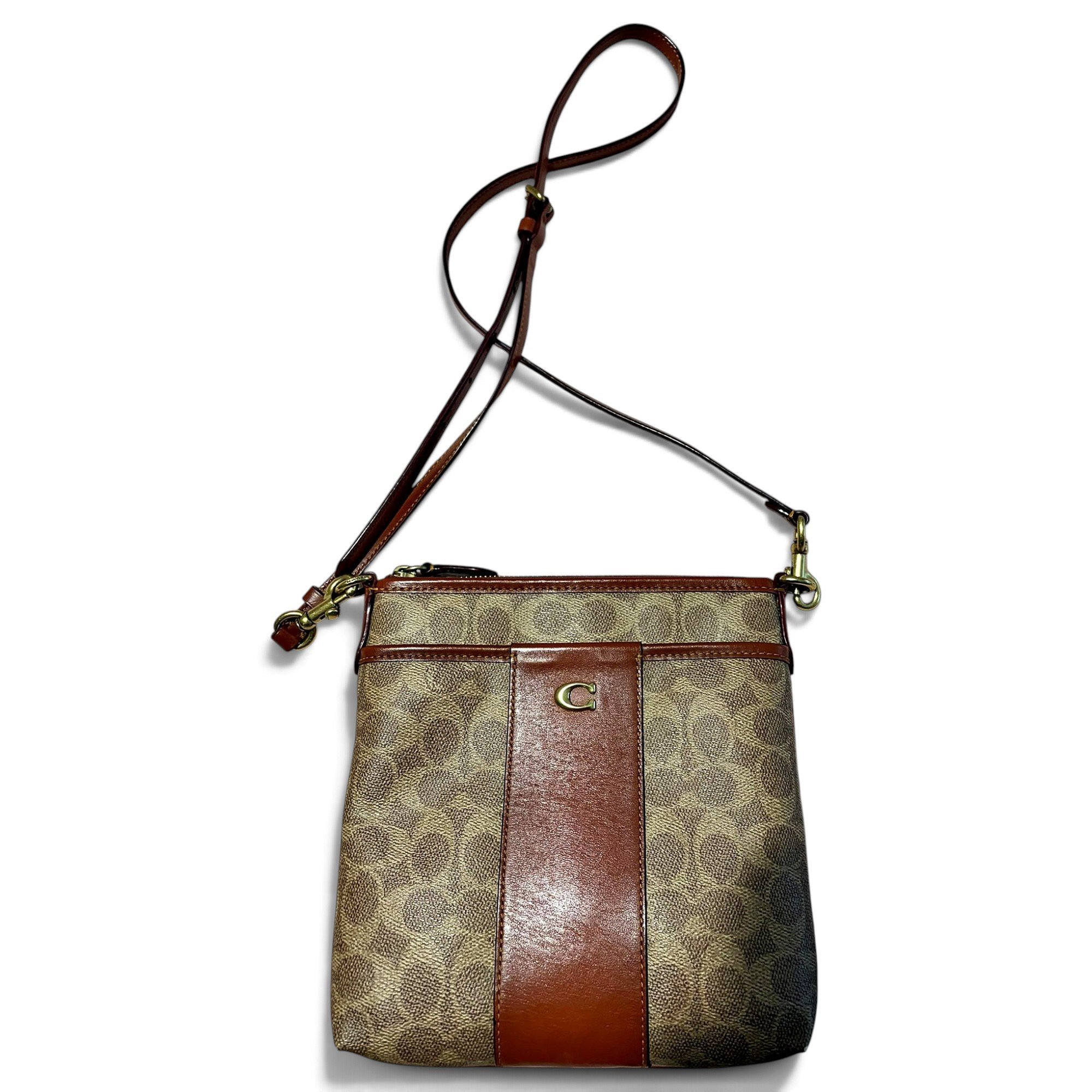Leather crossbody bag