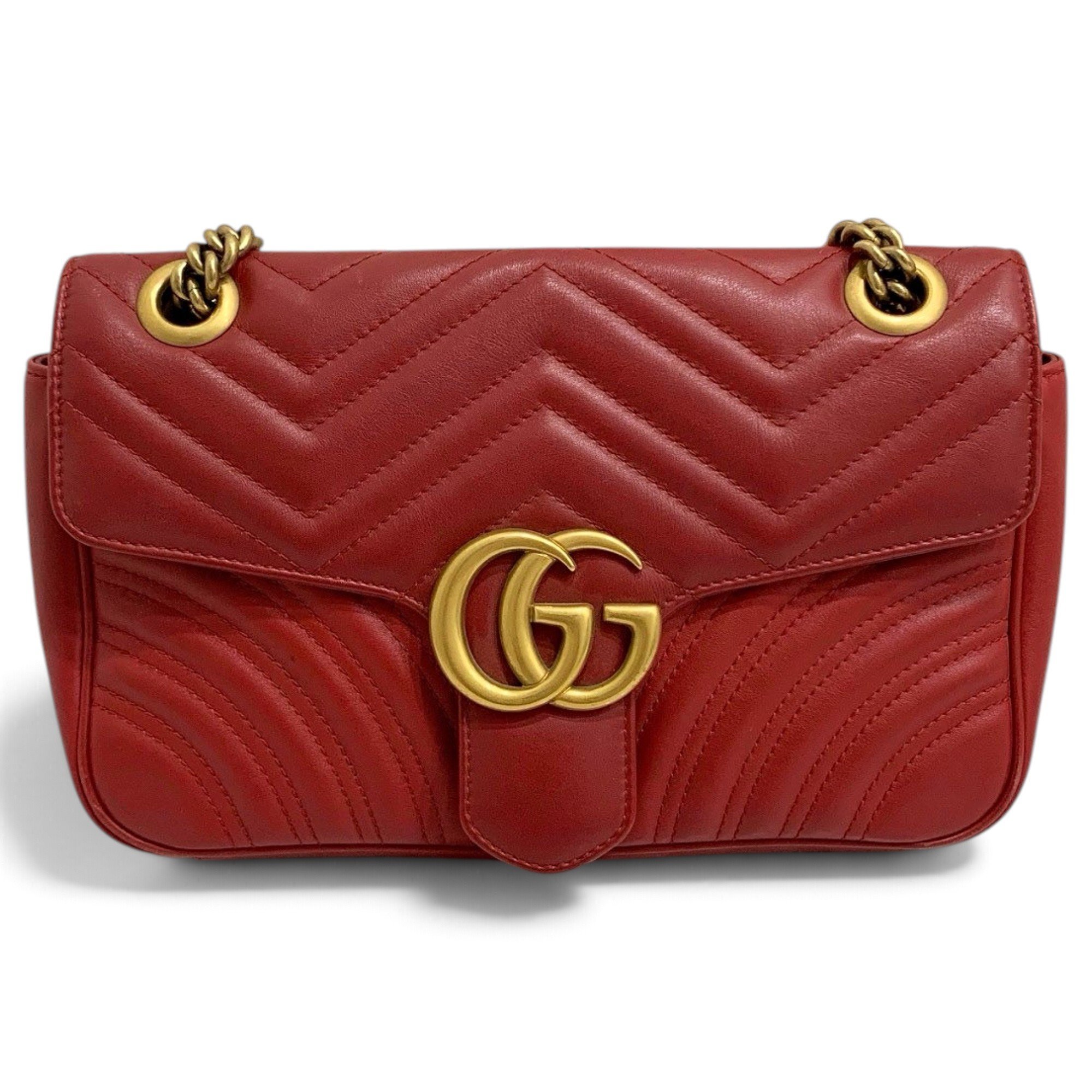 GG Marmont Flap leather crossbody bag