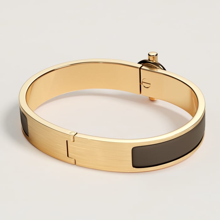5c_gris Etain Mat Clic Glenan Bracelet