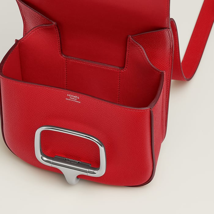 Rouge Radieux Hermès Della Cavalleria Mini Bag II