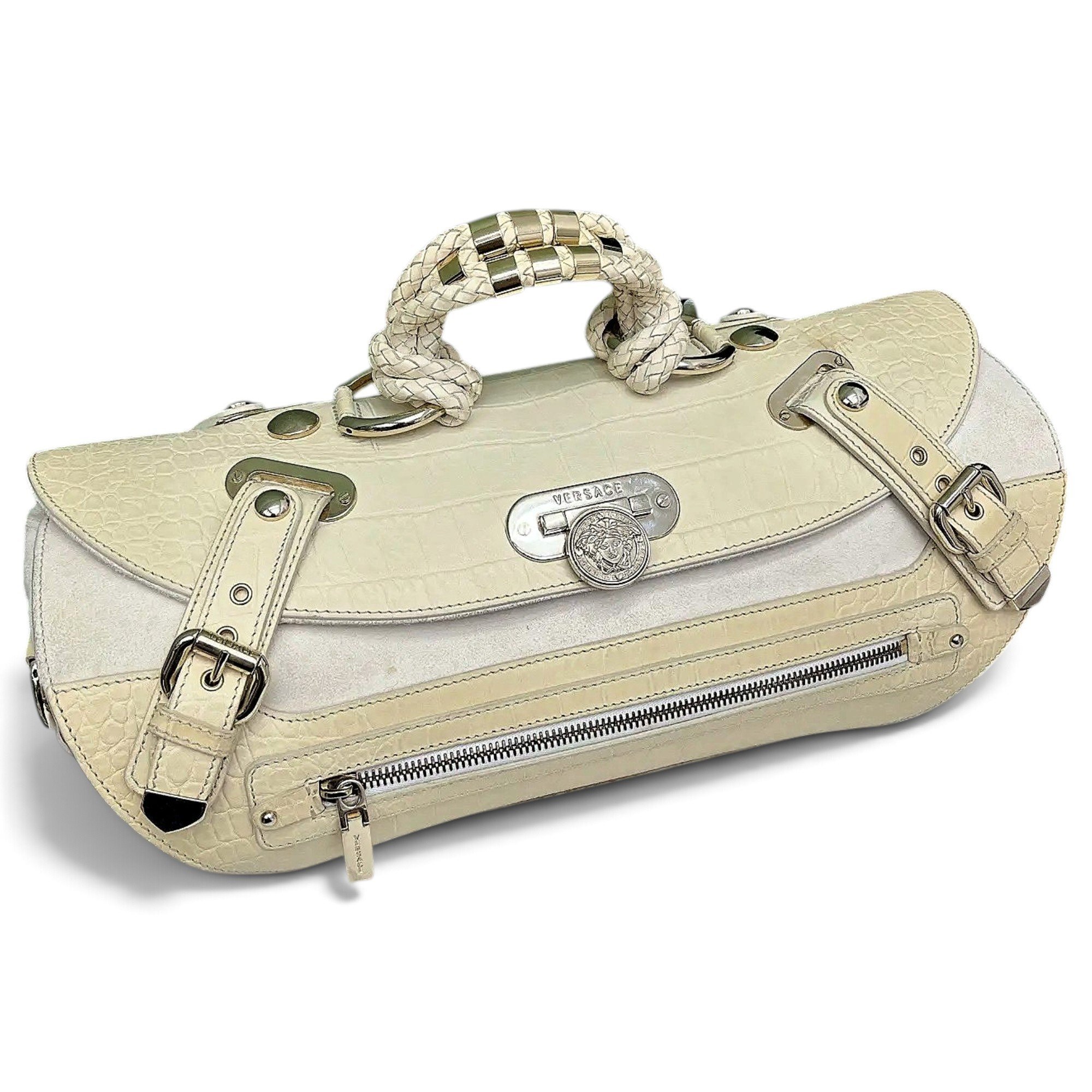 La Medusa leather handbag