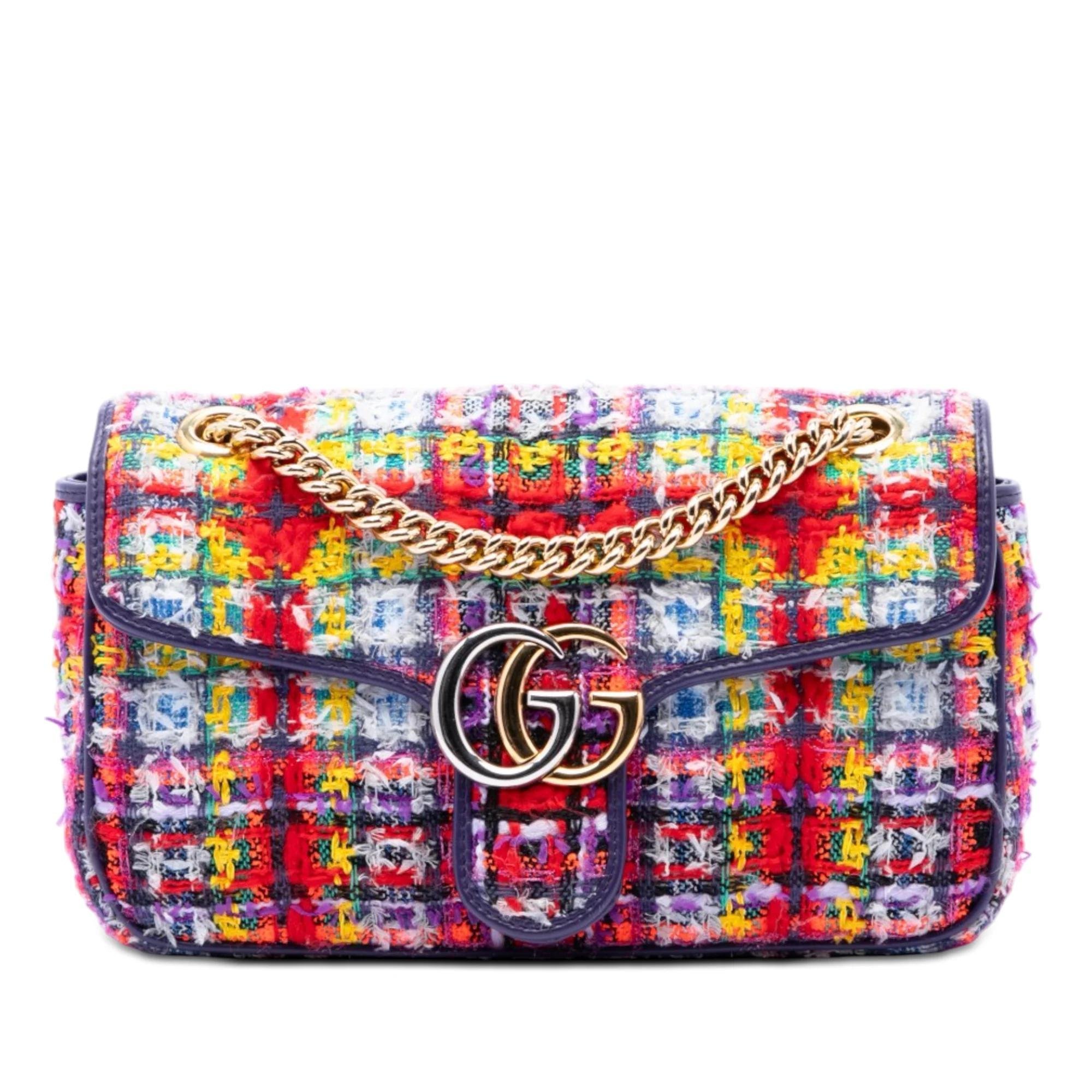 GG Marmont pony-style calfskin handbag