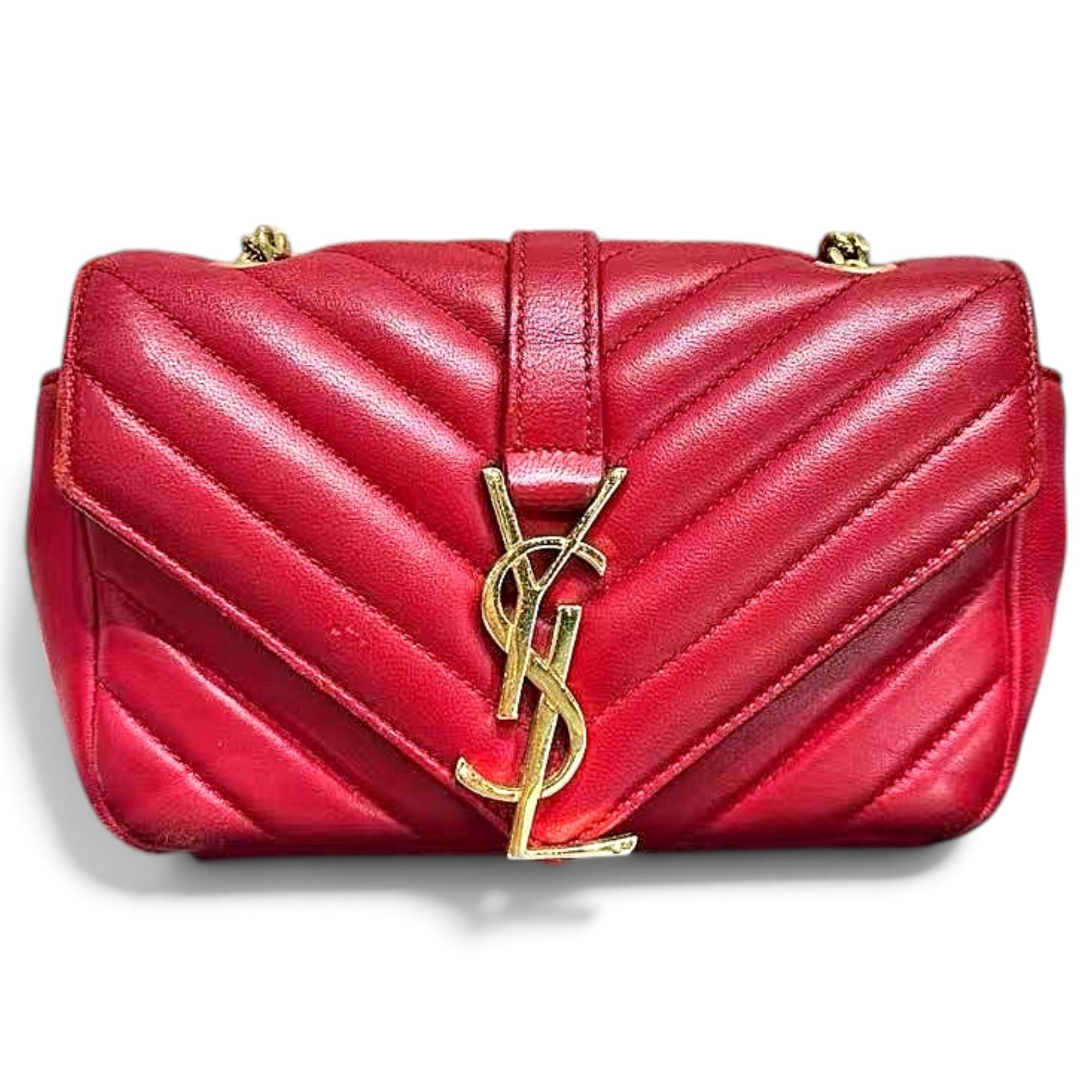 Collége monogramme leather handbag