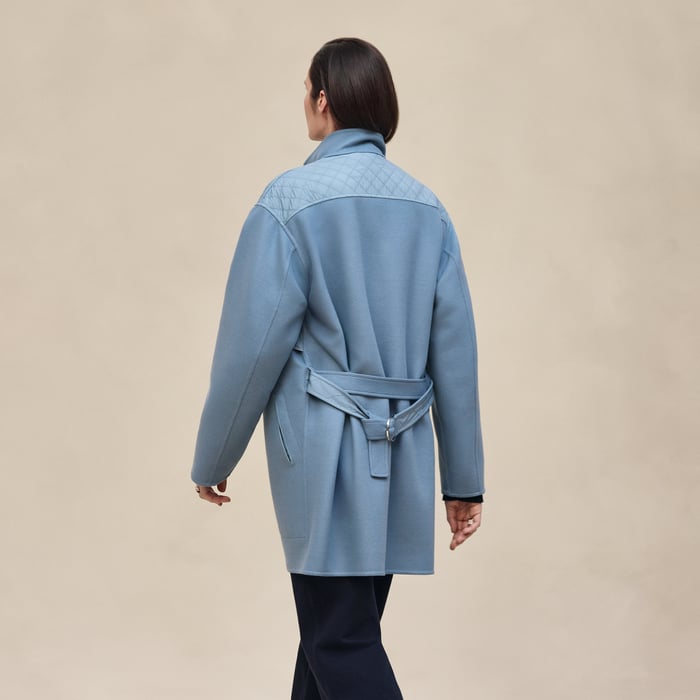 Bleu Adriatique "Chaine d'Ancre" Coat