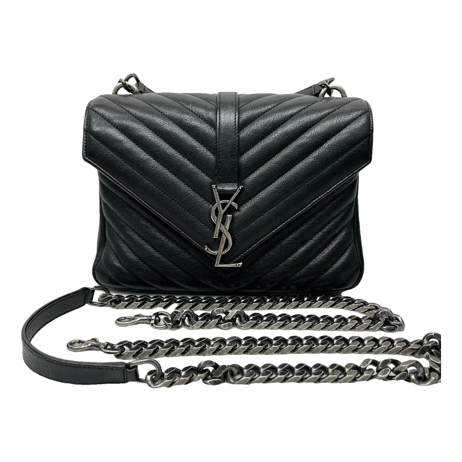 Collége monogramme leather handbag