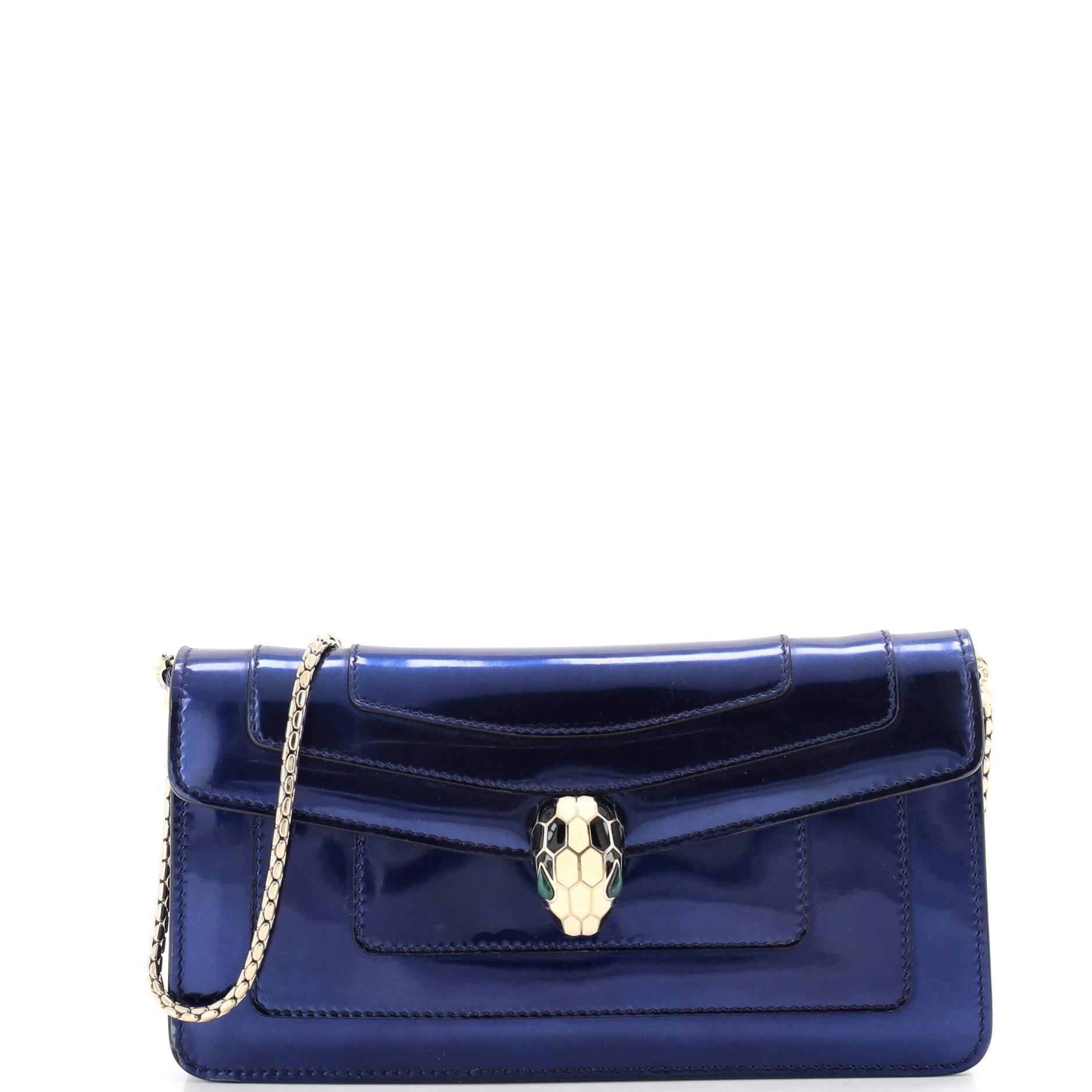 Patent leather handbag