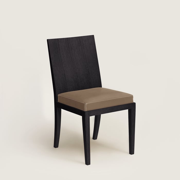 Étoupe Reeditions J.-m. Frank Par Hermès Chair With Padded Seat