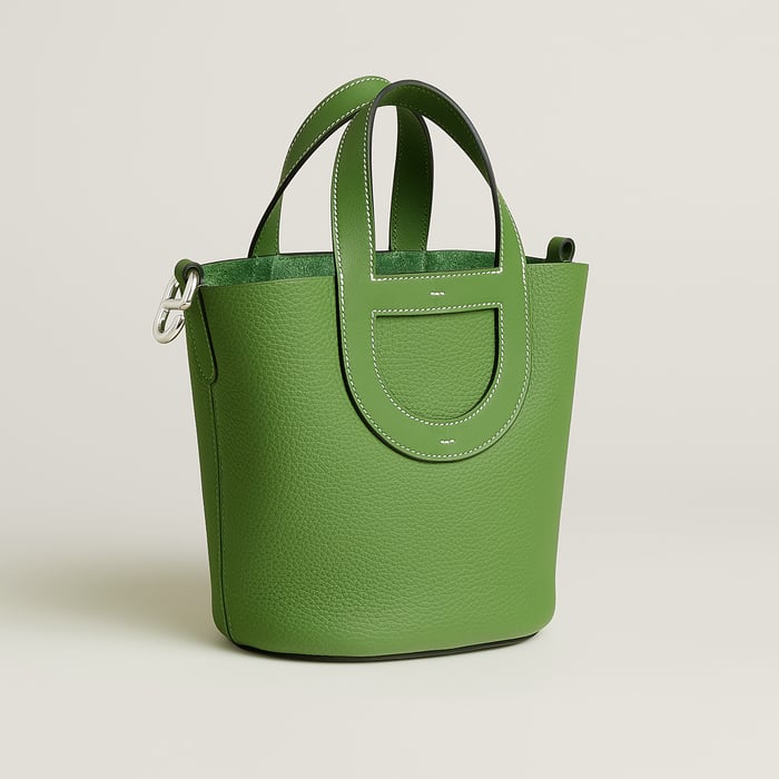 Vert Yucca Bolsa Hermès In-the-loop 18 Stitch