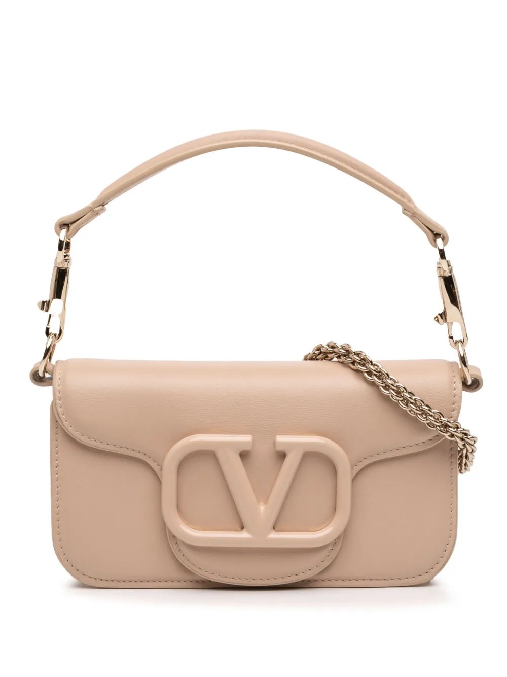 2020-2026 Small Calfskin VLogo Loco satchel