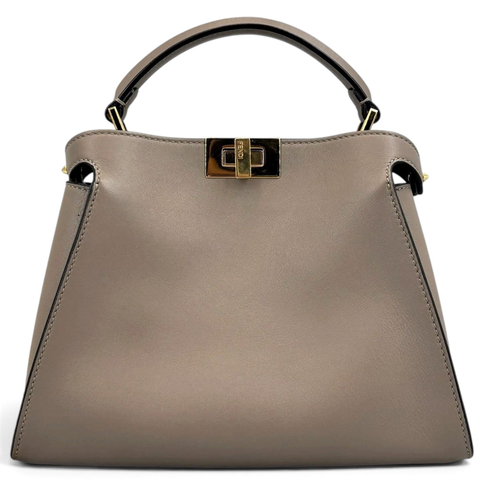 Peekaboo leather handbag