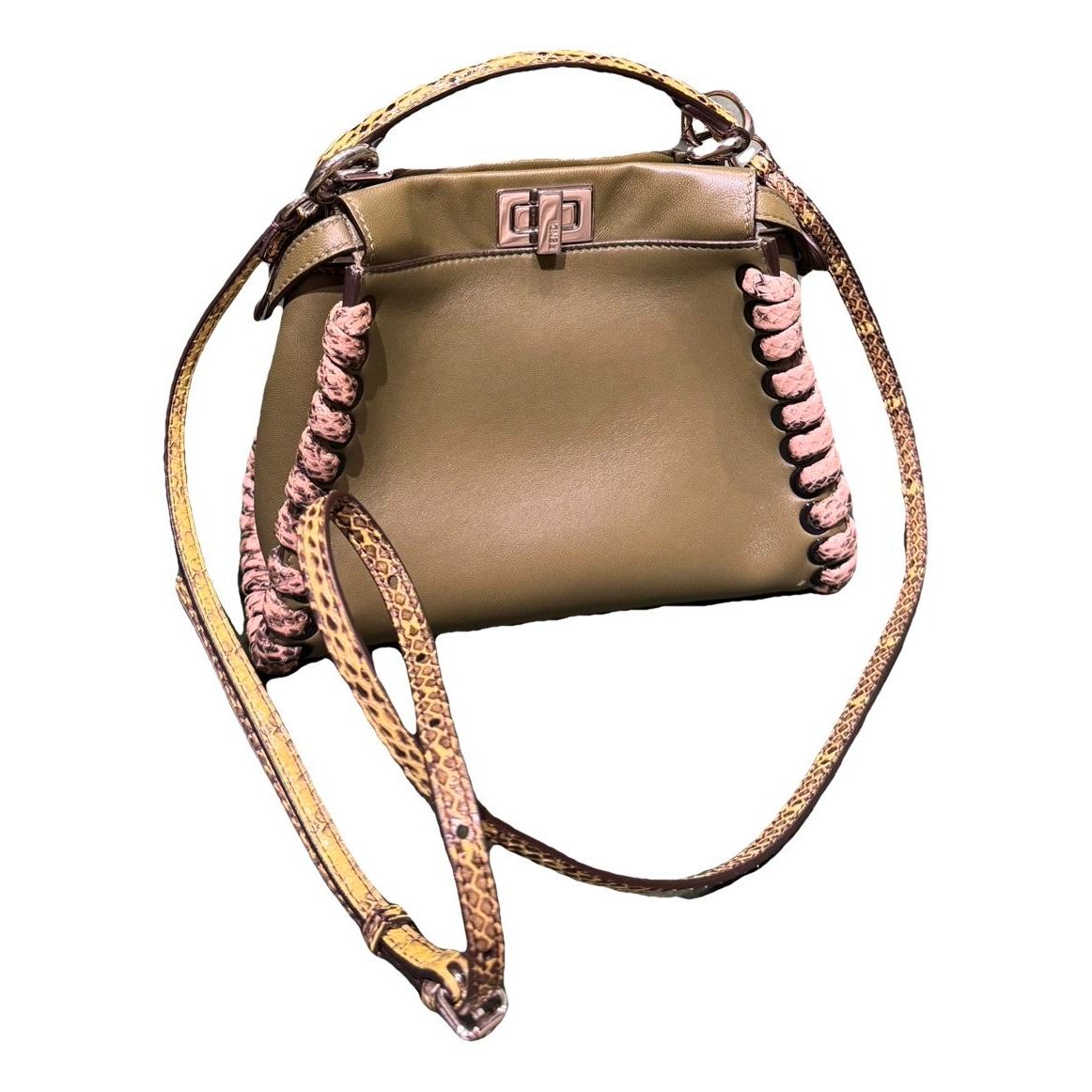 Peekaboo leather handbag