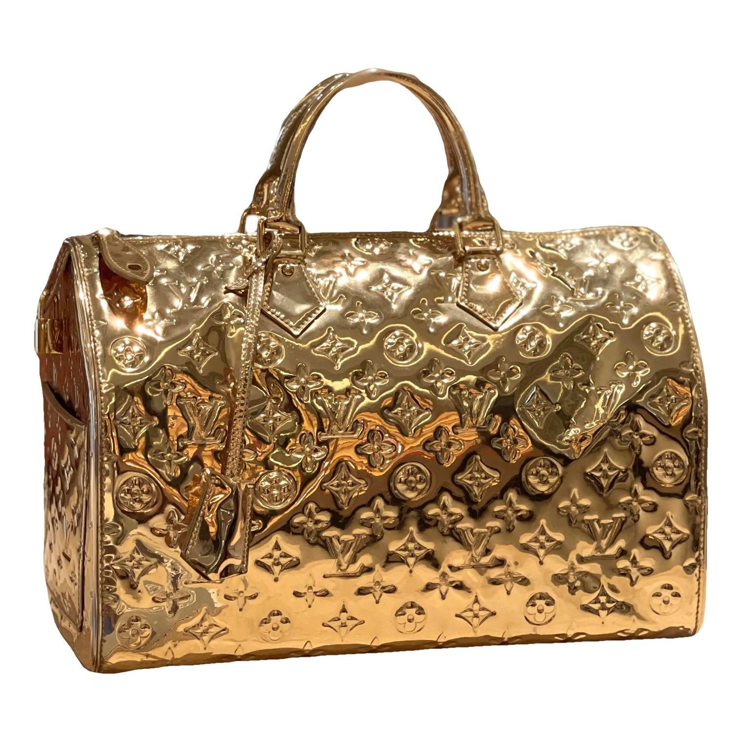 Speedy leather handbag