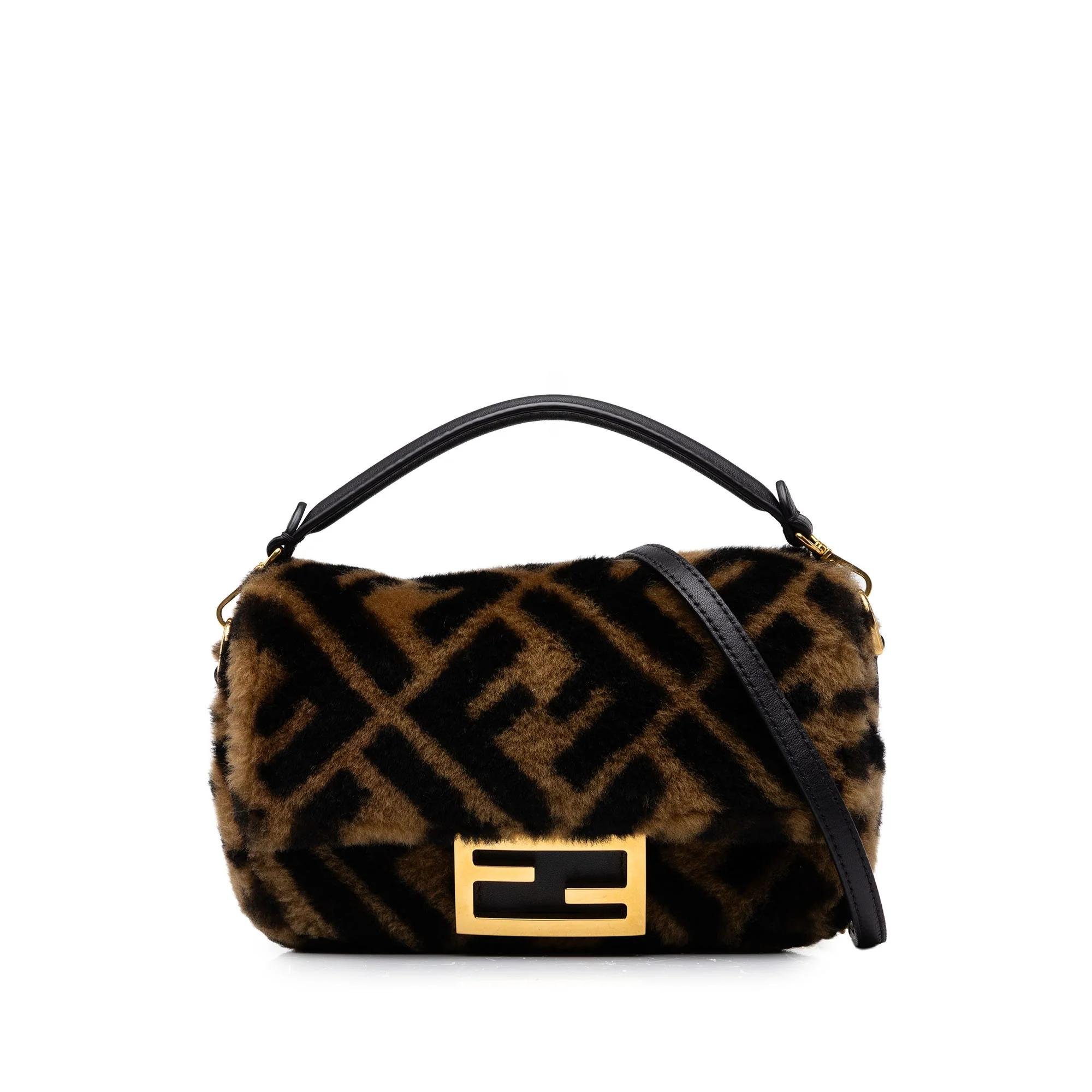 Baguette leather handbag