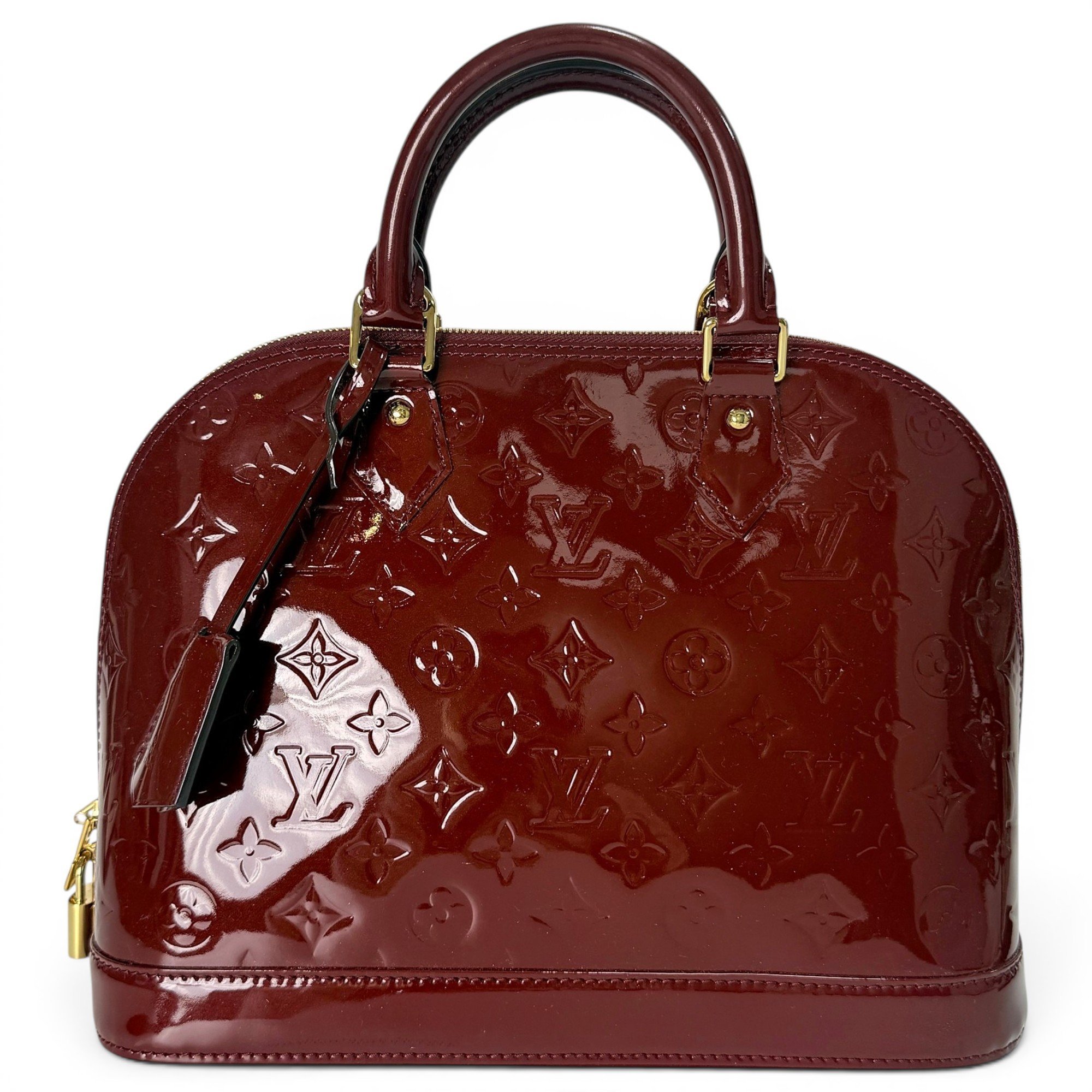 Alma patent leather handbag
