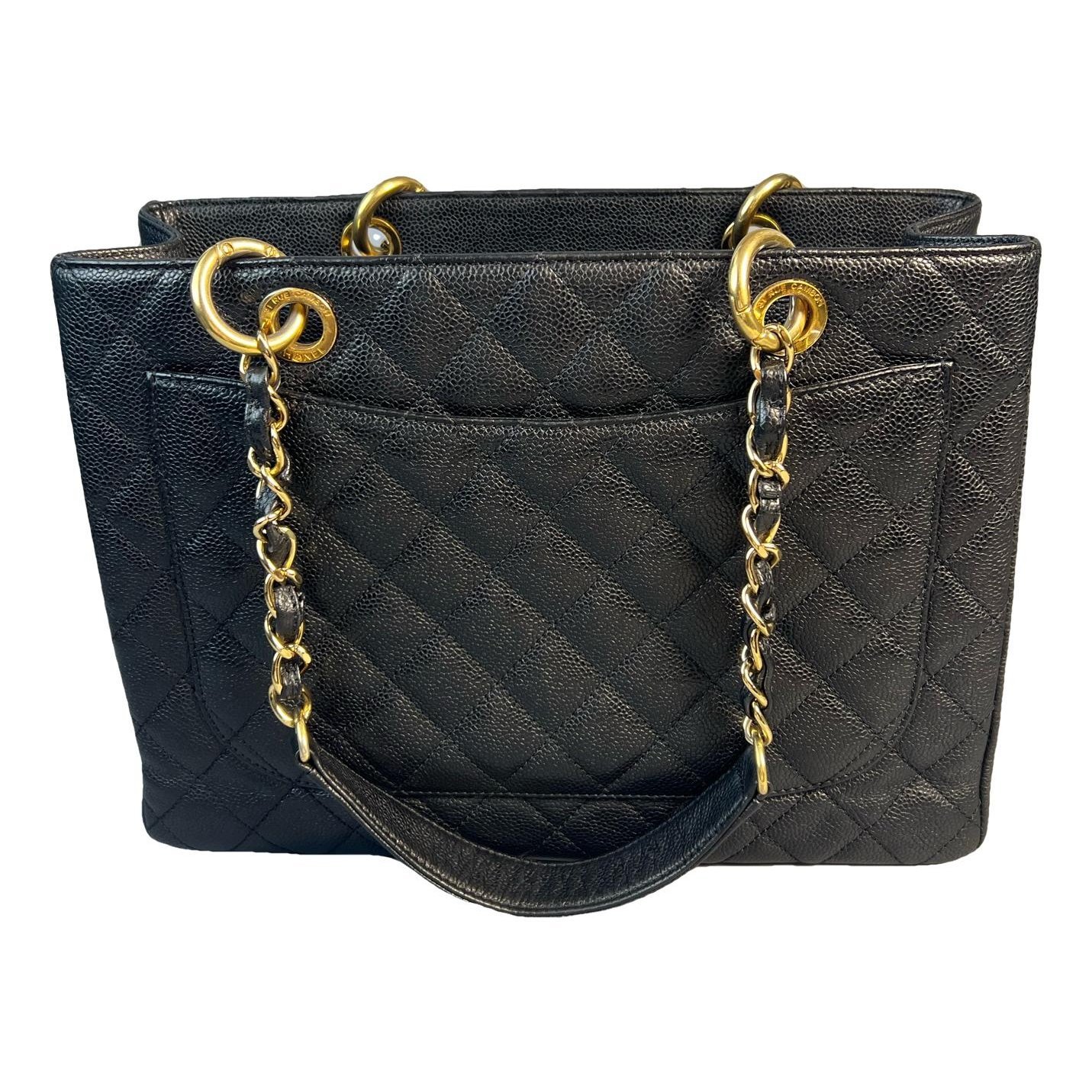 Grand shopping leather tote