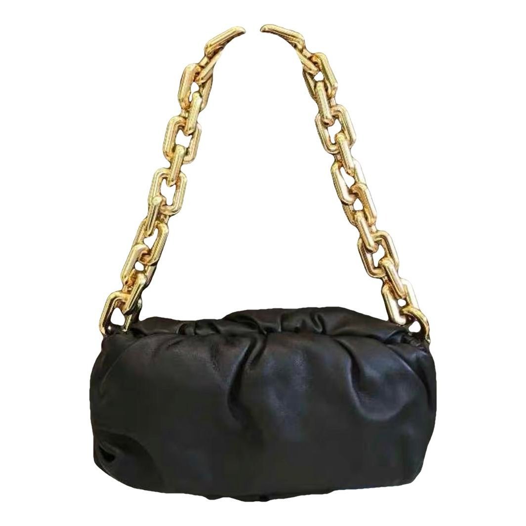 Chain Pouch leather handbag