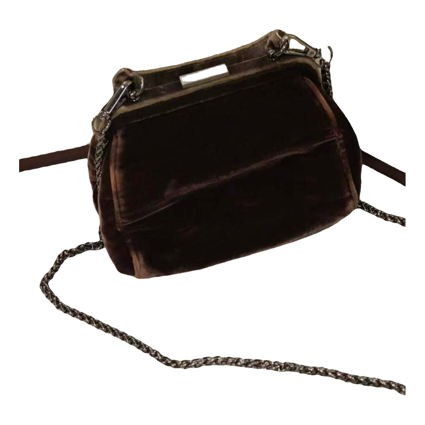 Velvet handbag
