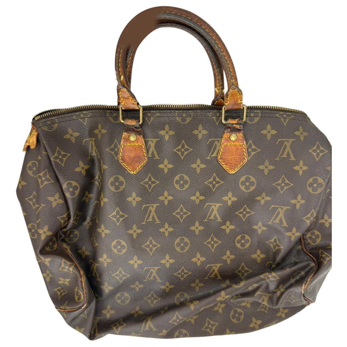 Speedy leather handbag