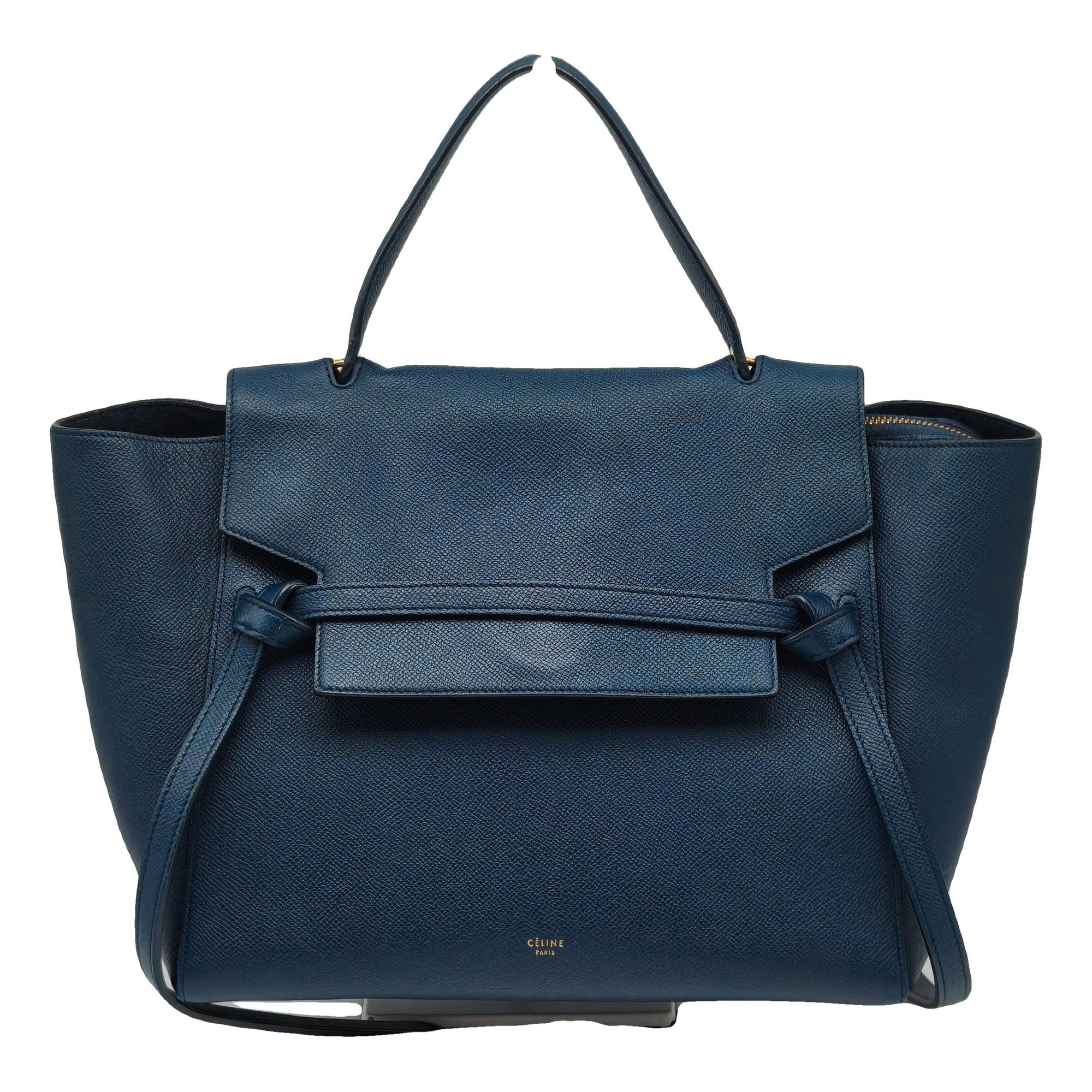 Belt leather handbag