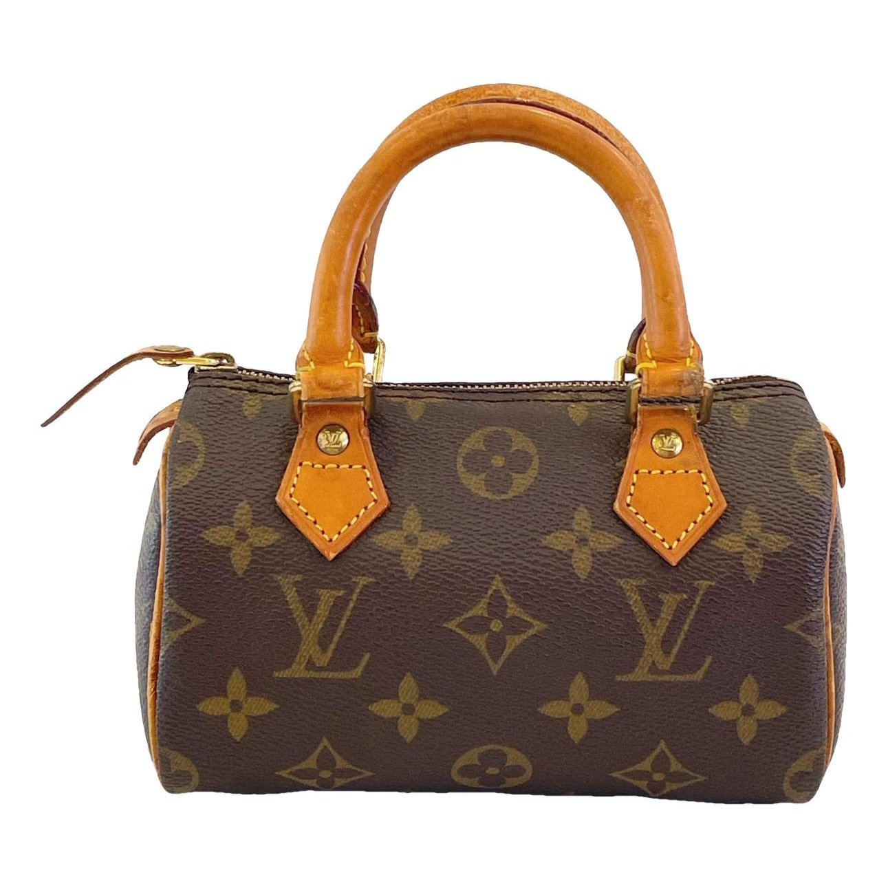 Nano Speedy / Mini HL leather handbag