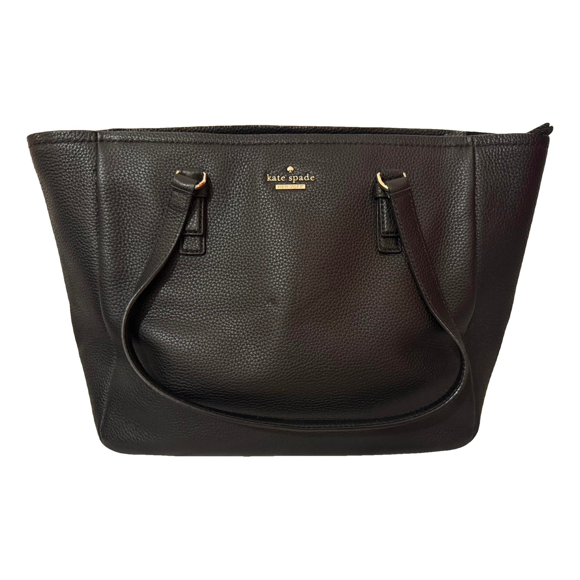 Leather tote