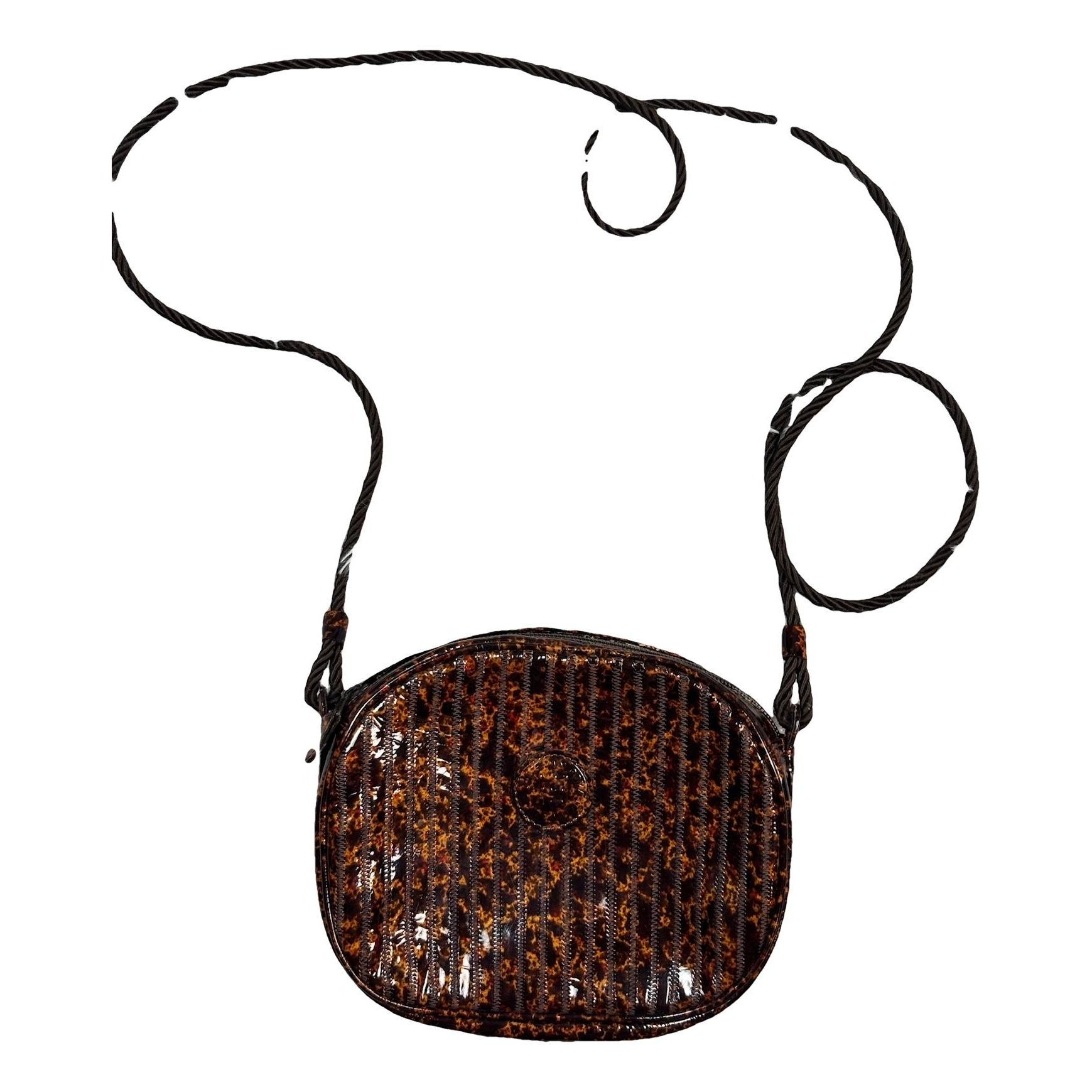 Patent leather handbag