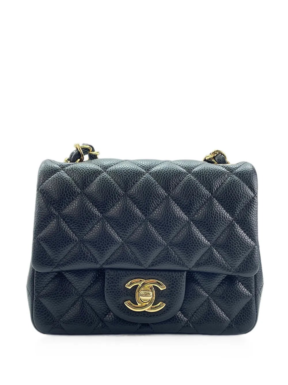 mini Square Flap quilted shoulder bag
