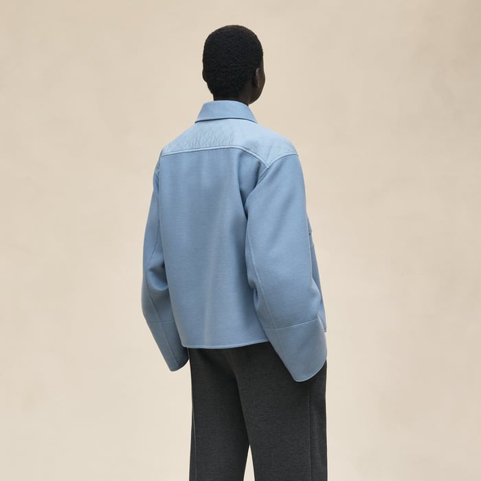 Bleu Adriatique "Chaine d'Ancre" Short Coat
