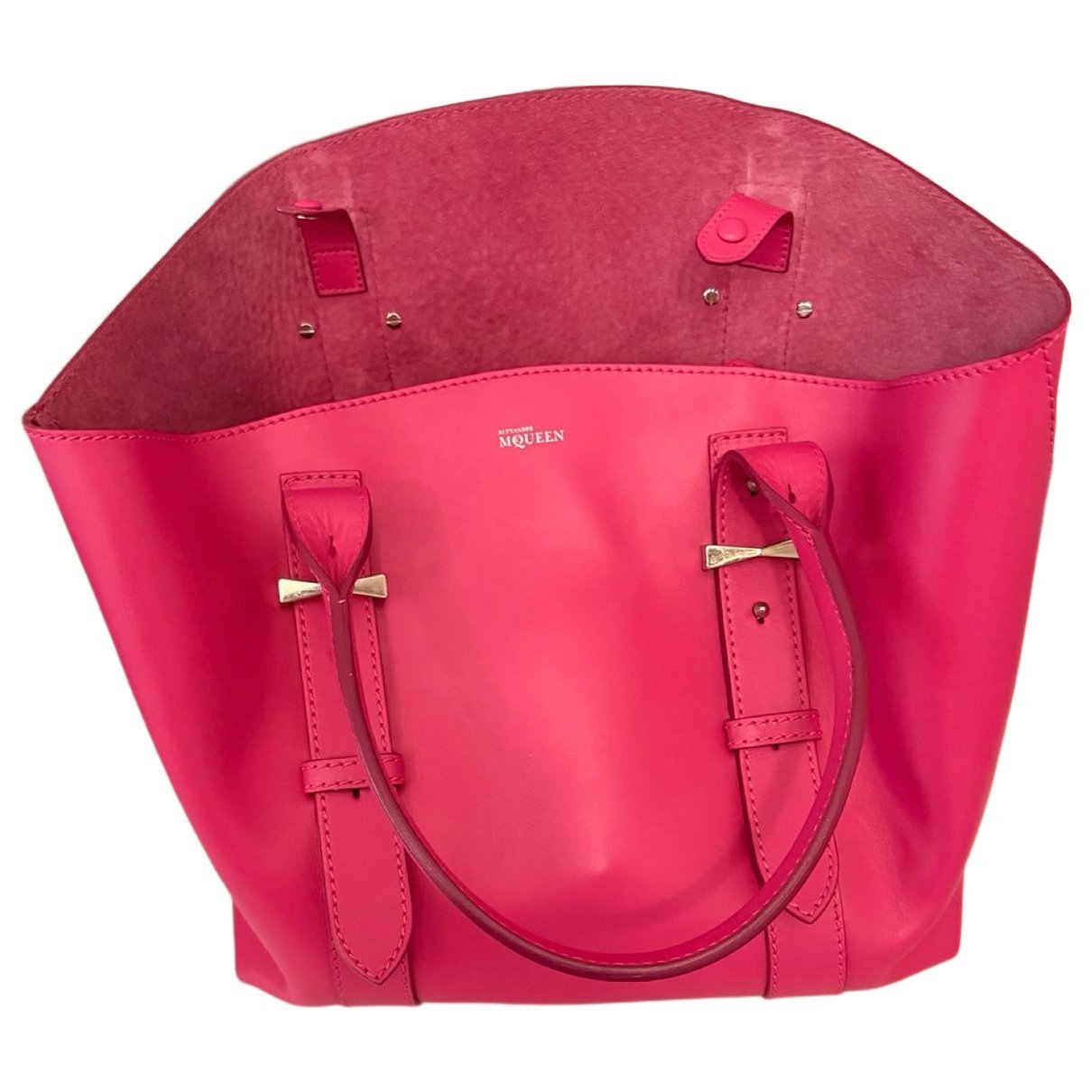 Leather tote