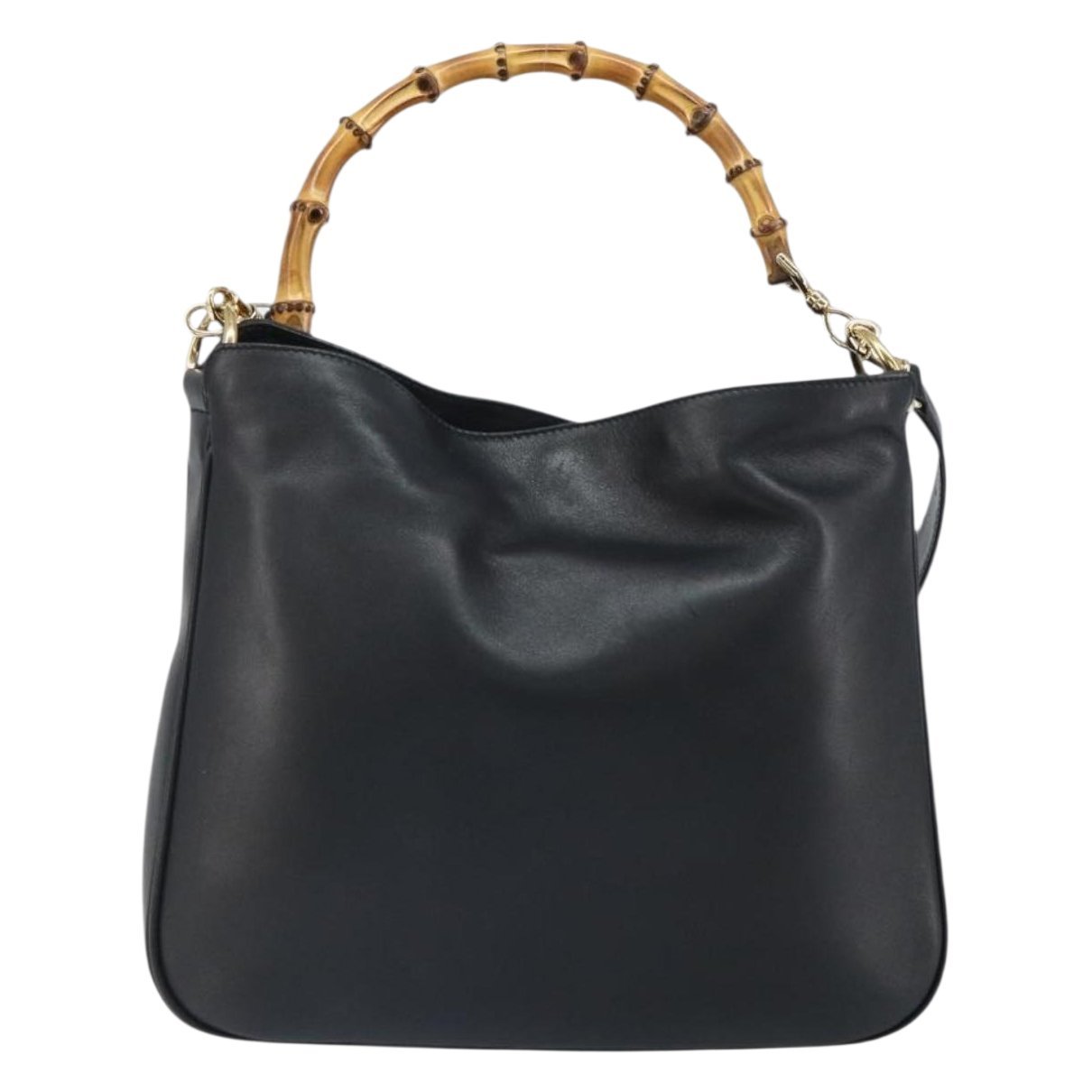 Bamboo leather handbag