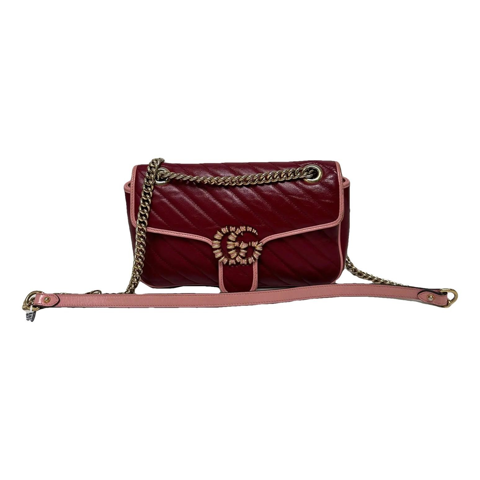GG Marmont Flap leather crossbody bag