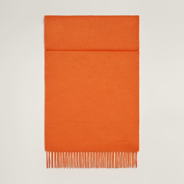 Orange Boîte Unie Brodee Muffler