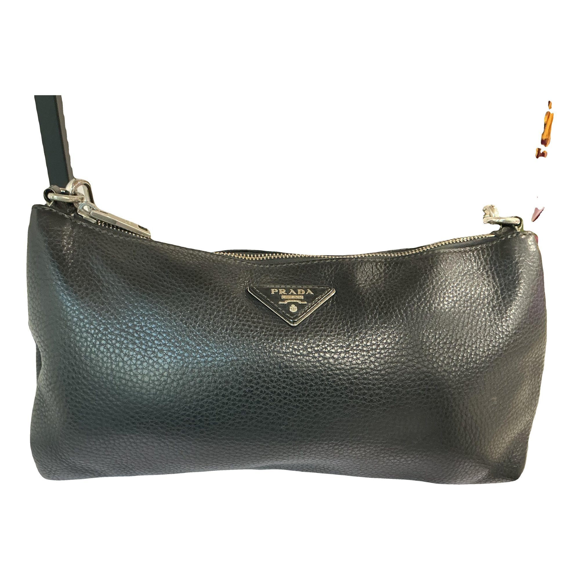 Etiquette leather crossbody bag