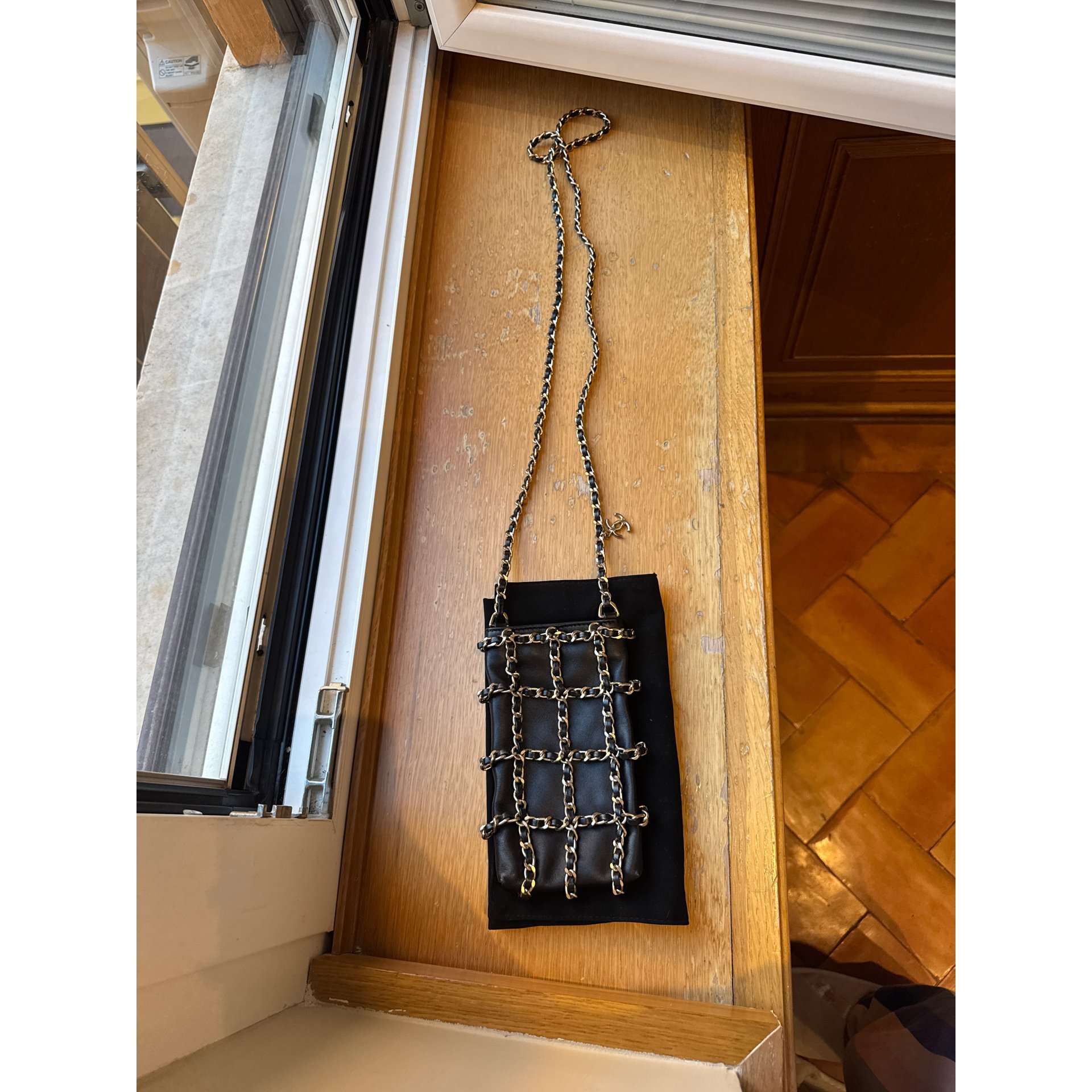 Leather mini bag
