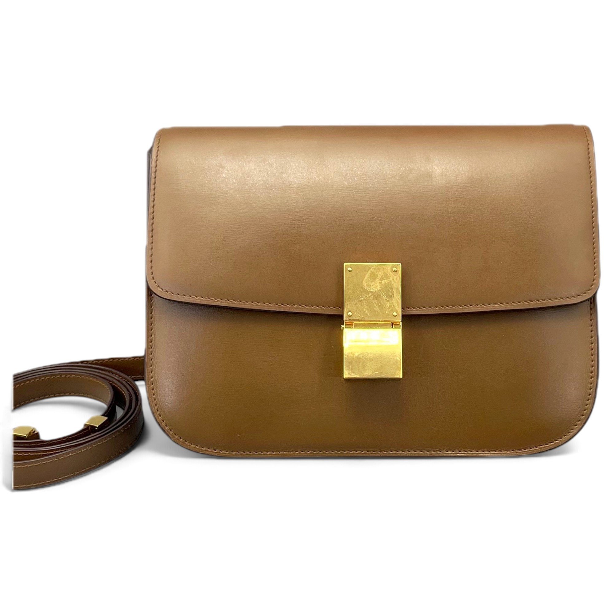 Classic leather handbag