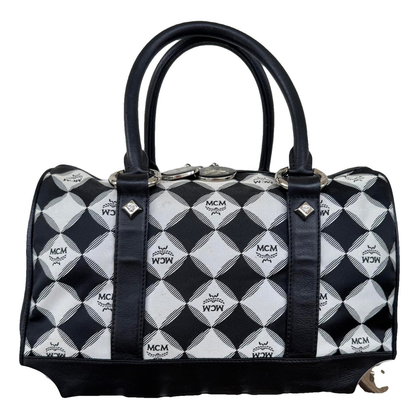 Leather bowling bag