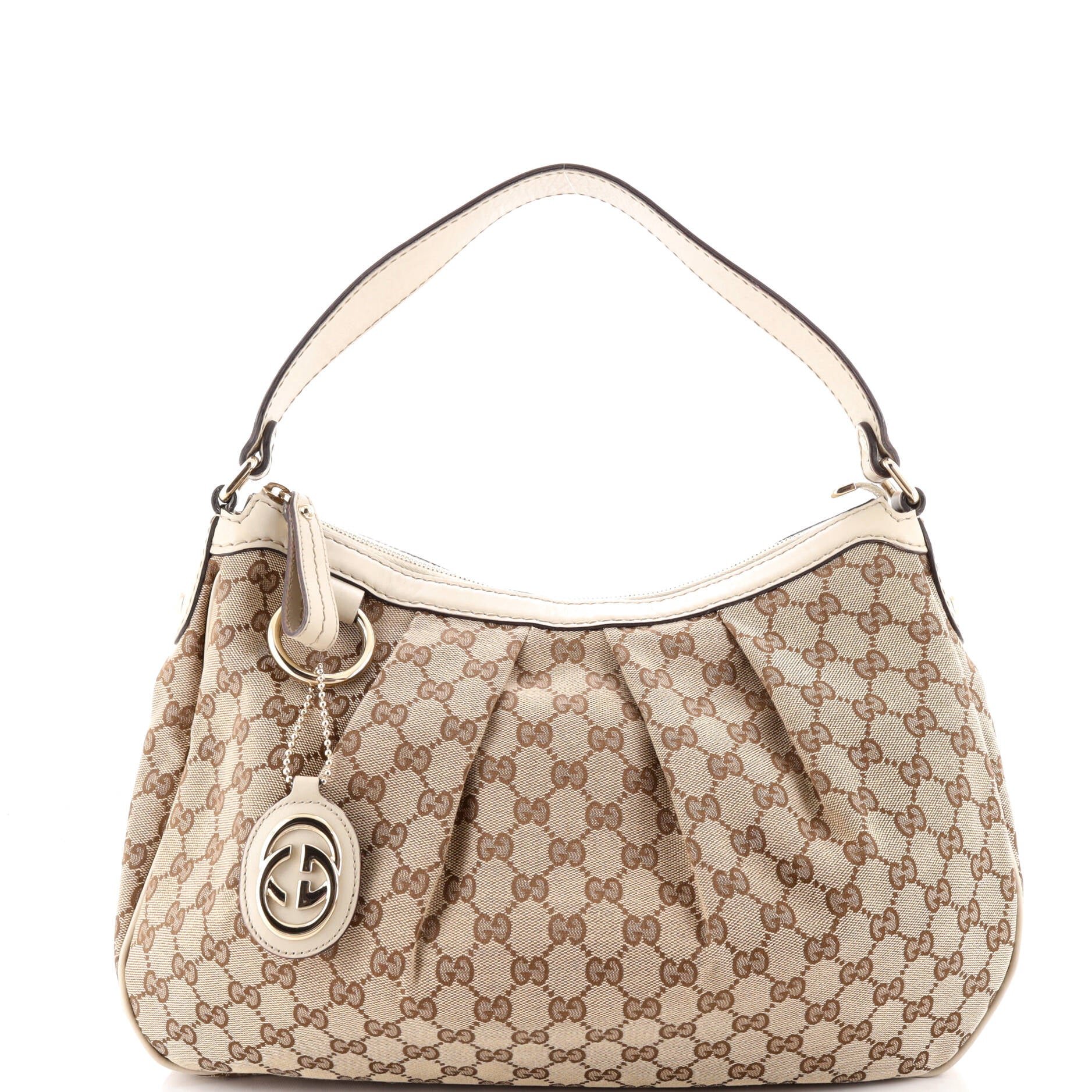 Sukey Hobo GG Canvas with Leather Medium
