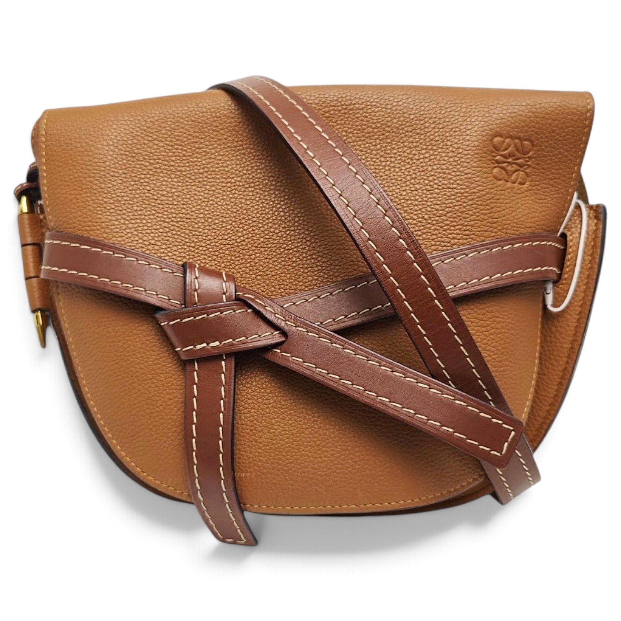 Gate leather crossbody bag