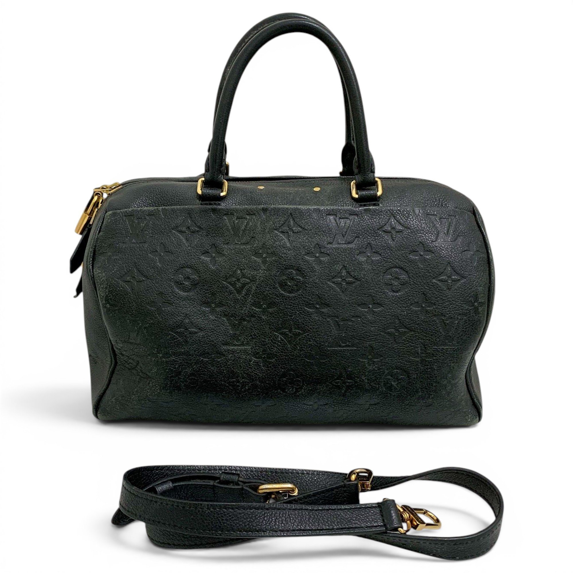 Speedy leather handbag