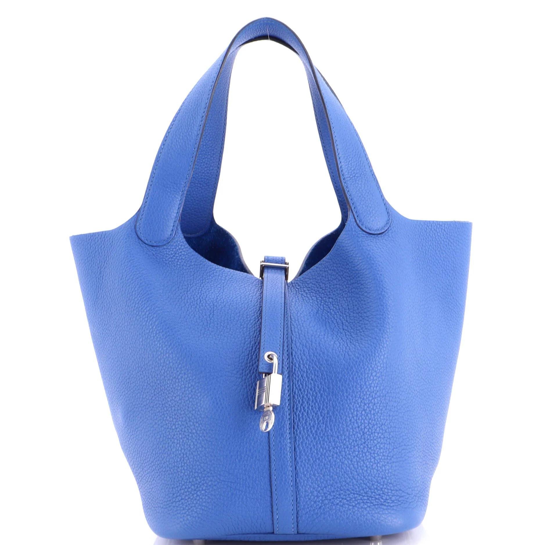 Picotin leather handbag