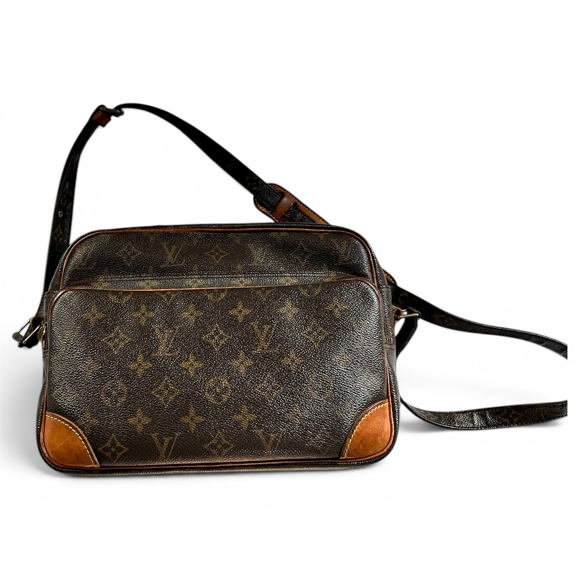 Nile leather crossbody bag