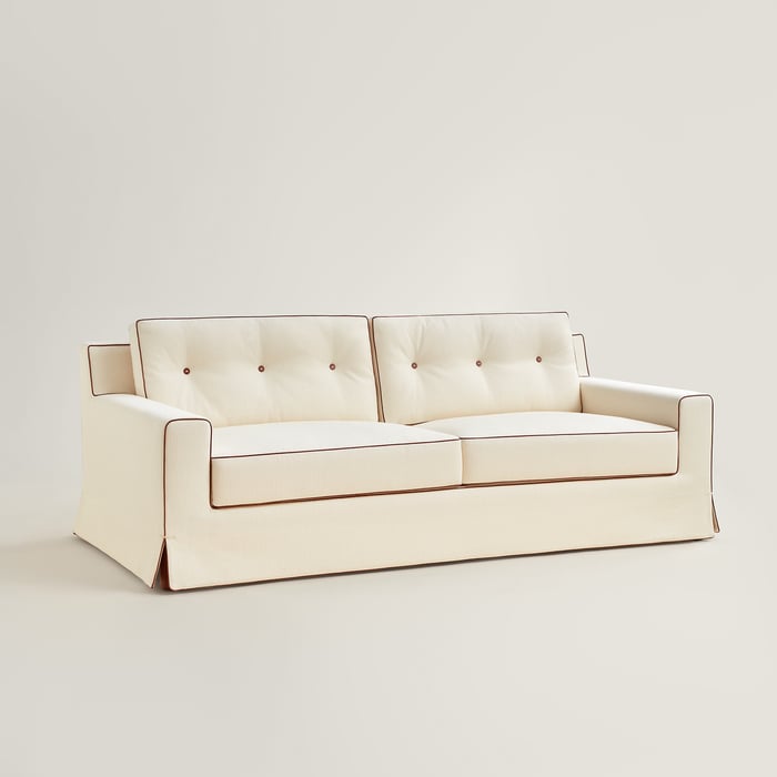 Écru Sofa Contour d'Hermès 2-seater