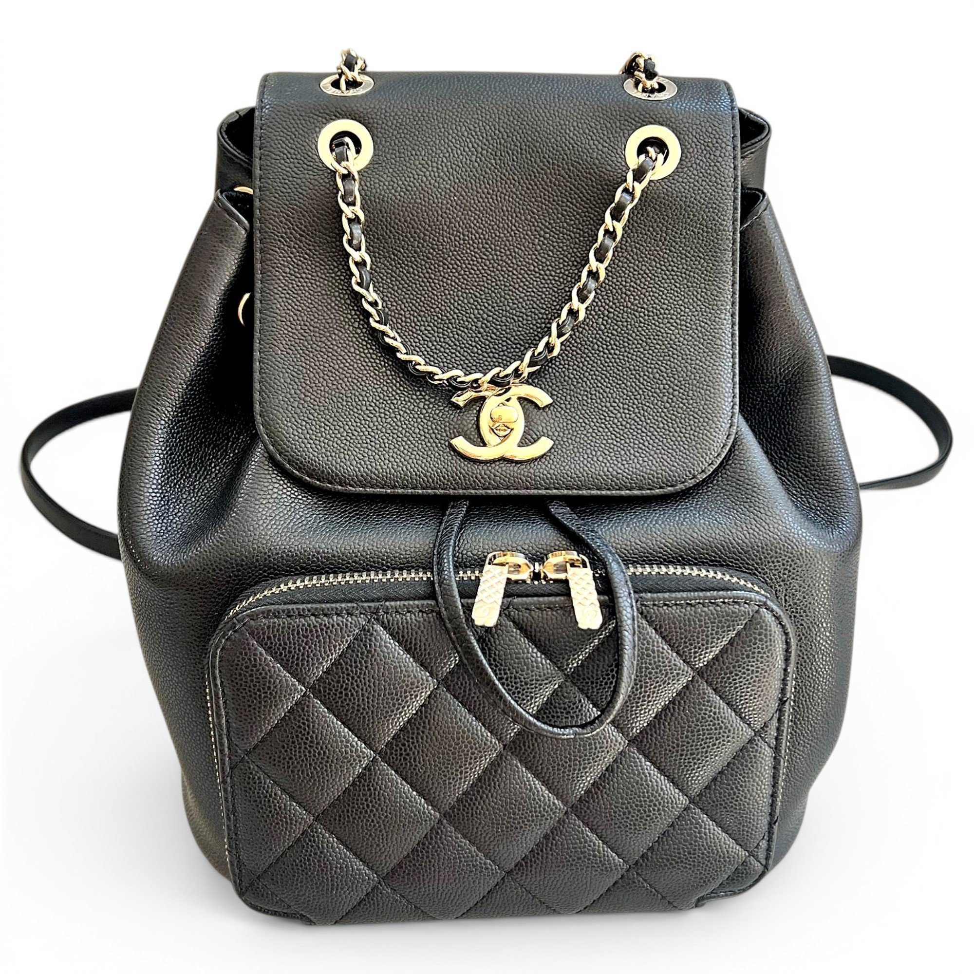 Leather backpack