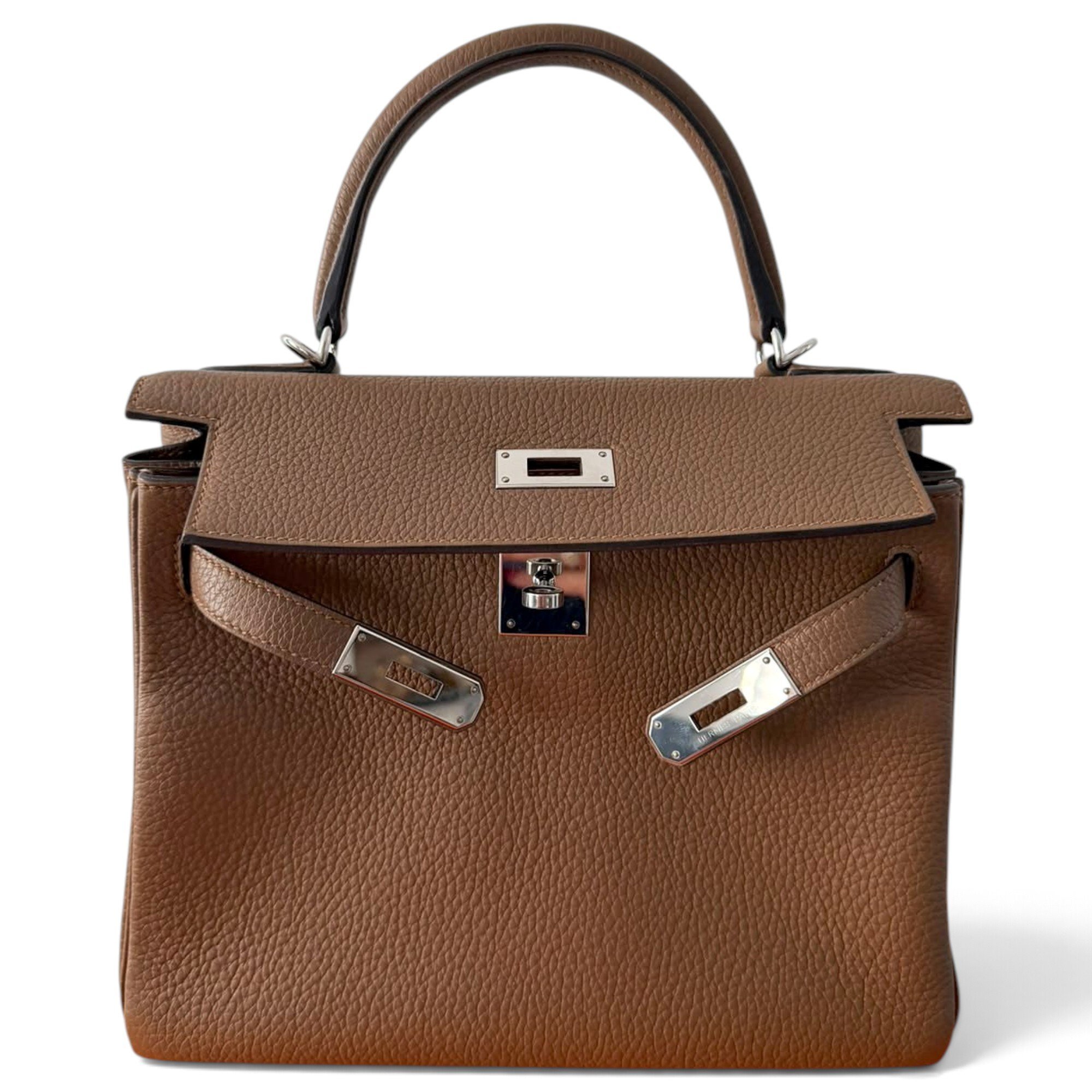 Kelly 28 leather handbag