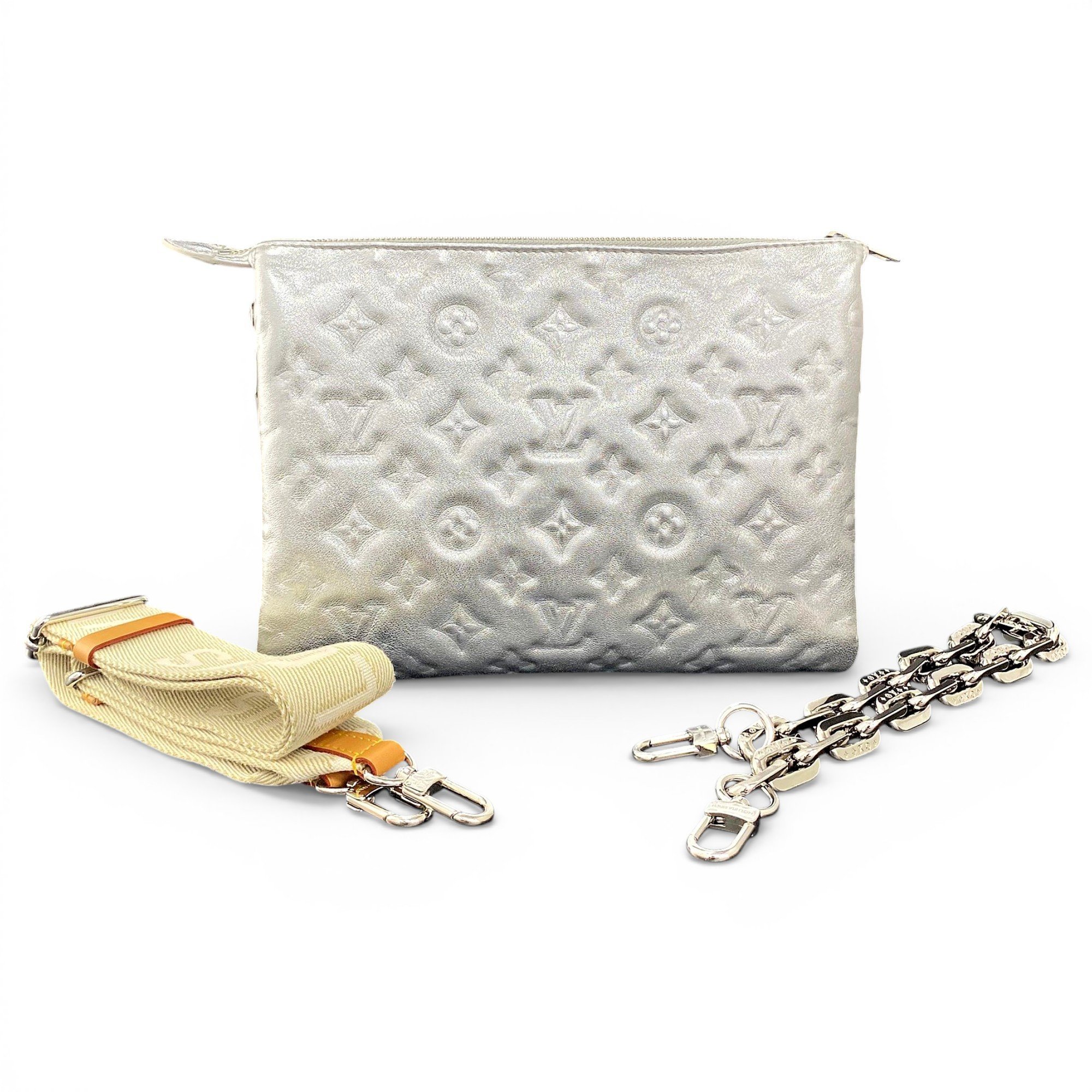 Coussin Flap leather handbag