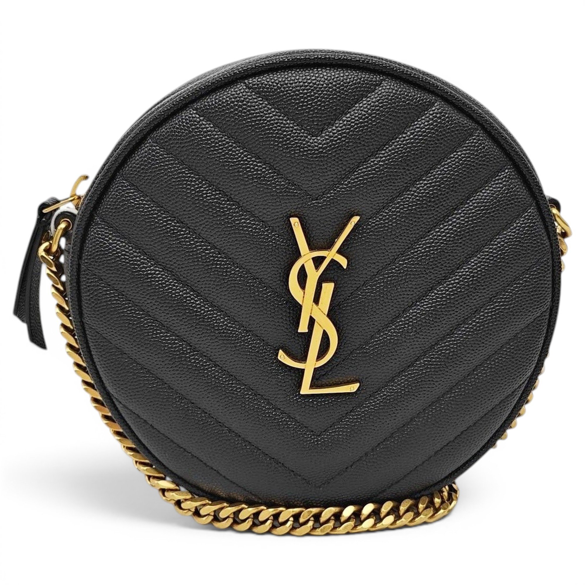 Vinyle leather handbag