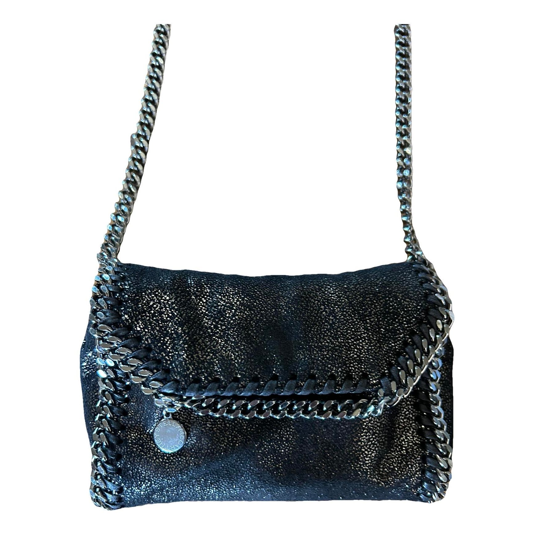 Stella McCartney Falabella leather clutch bag