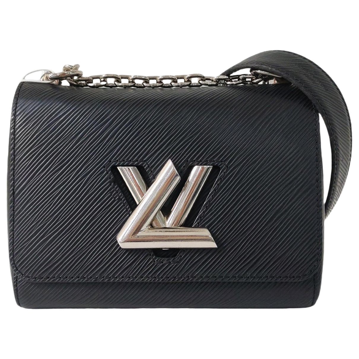 Twist leather handbag